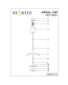 ABISAL* COLGANTE LED 1L 12W CCT 2700-5700K